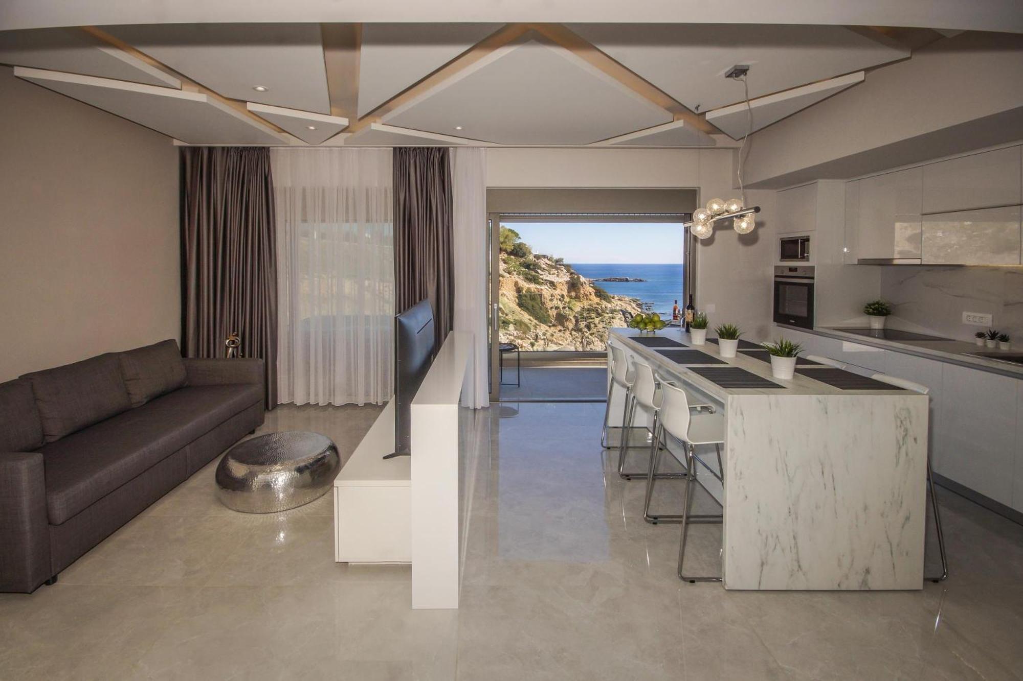 Aquamarine Luxury Suites Archangelos  Exteriör bild
